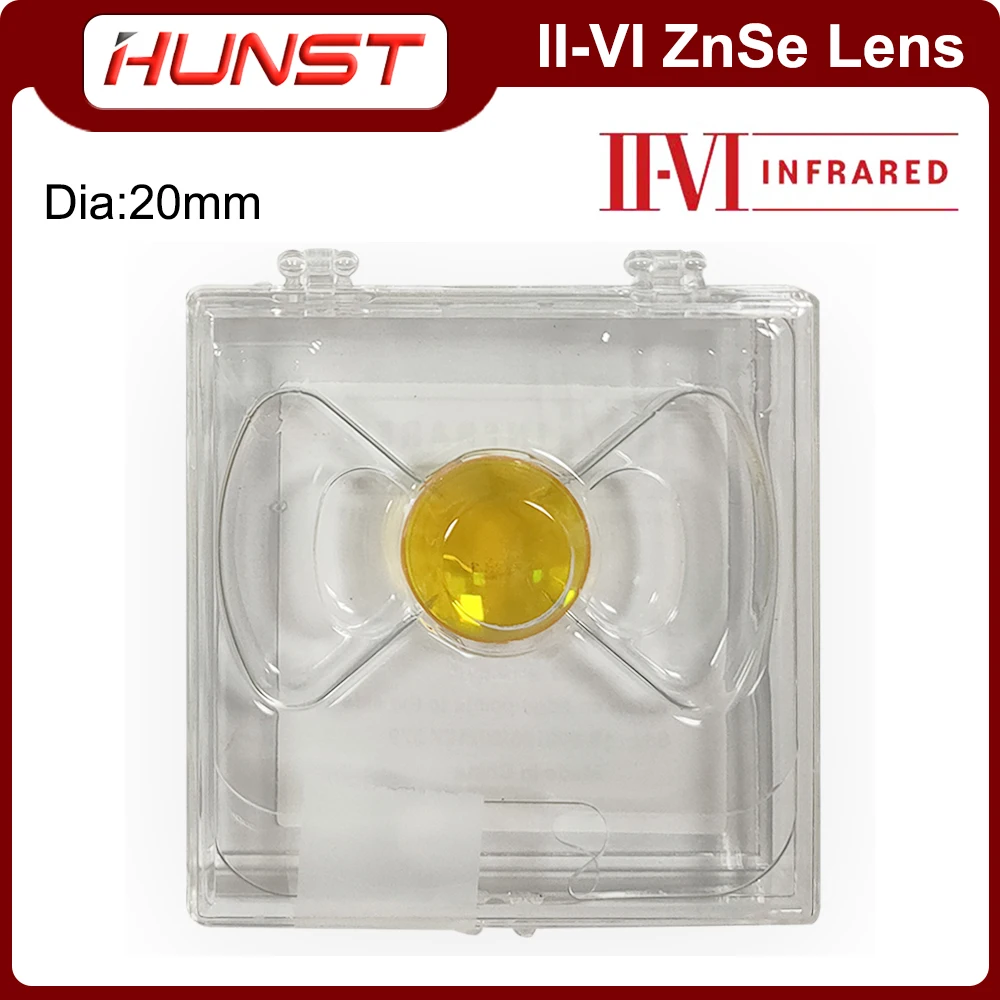 Imagem -05 - Hunst Ii-vi Znse Lente Focal Adequado para Co2 Gravura e Máquina de Corte Acessórios Diâmetro 20 mm fl 50.8 mm 63.5 mm