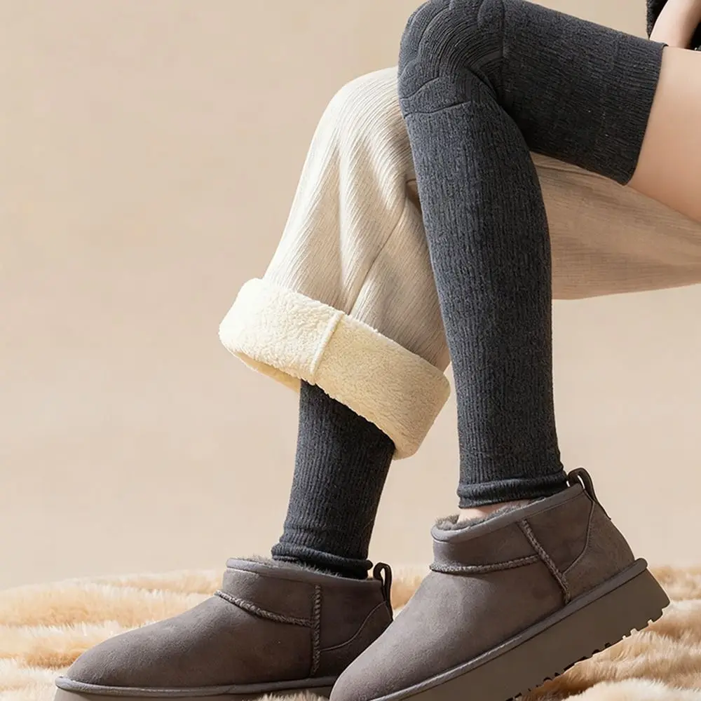 

New Thickened Winter Knee Pads Windproof Elastic Leg Sleeves Coldproof Knee Support Unisex