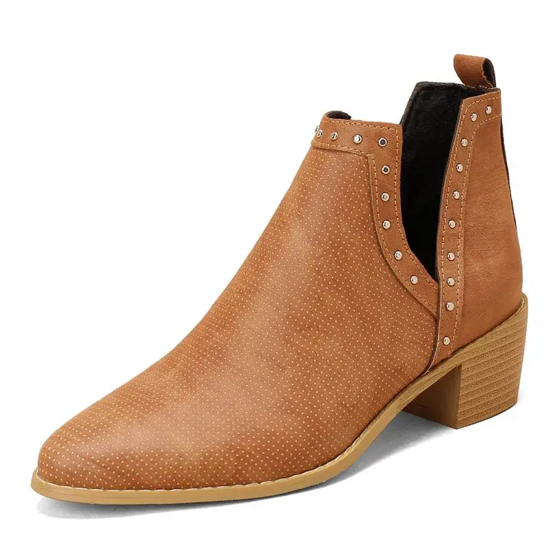 

SIMLOVEYO украшения, большой размер 35–43, смешанная лаконичная повседневная обувь, женские ботильоны, туфли без шнуровки на блочном каблуке с острым носком, черные, желтые