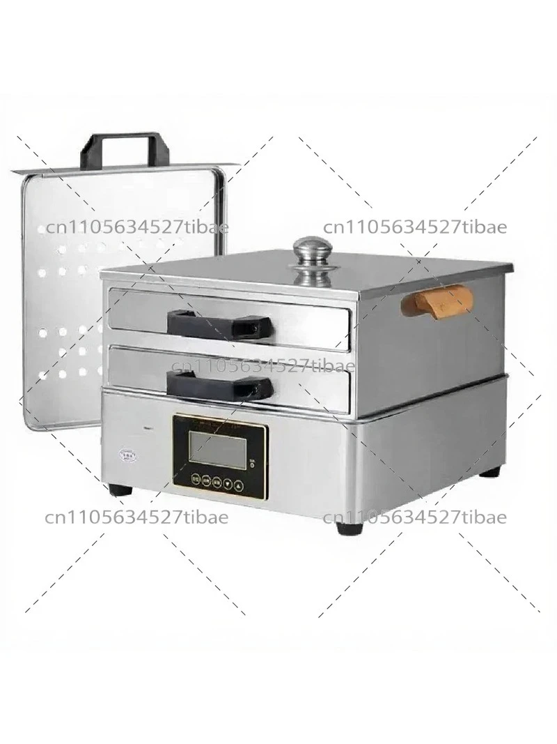 220V Household Electric Steamer 304 Stainless Steel Suction Tray Mini Steaming Machine Hot Pot Tool