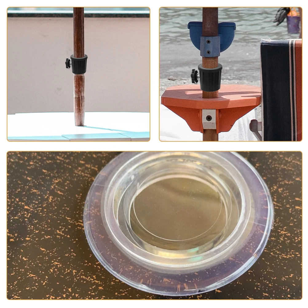 

BCOATH Thicker Umbrella Base Fastening Cap Black Parasol Hole Plug for Patio Table Outdoor Rain Resistant Replacement Screw