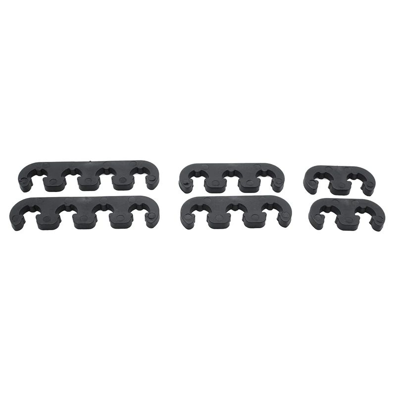 Universal 7mm 8mm for Spark Plug Wire Separator Divider Ignition Lead Wire Divider Separator Clip Black