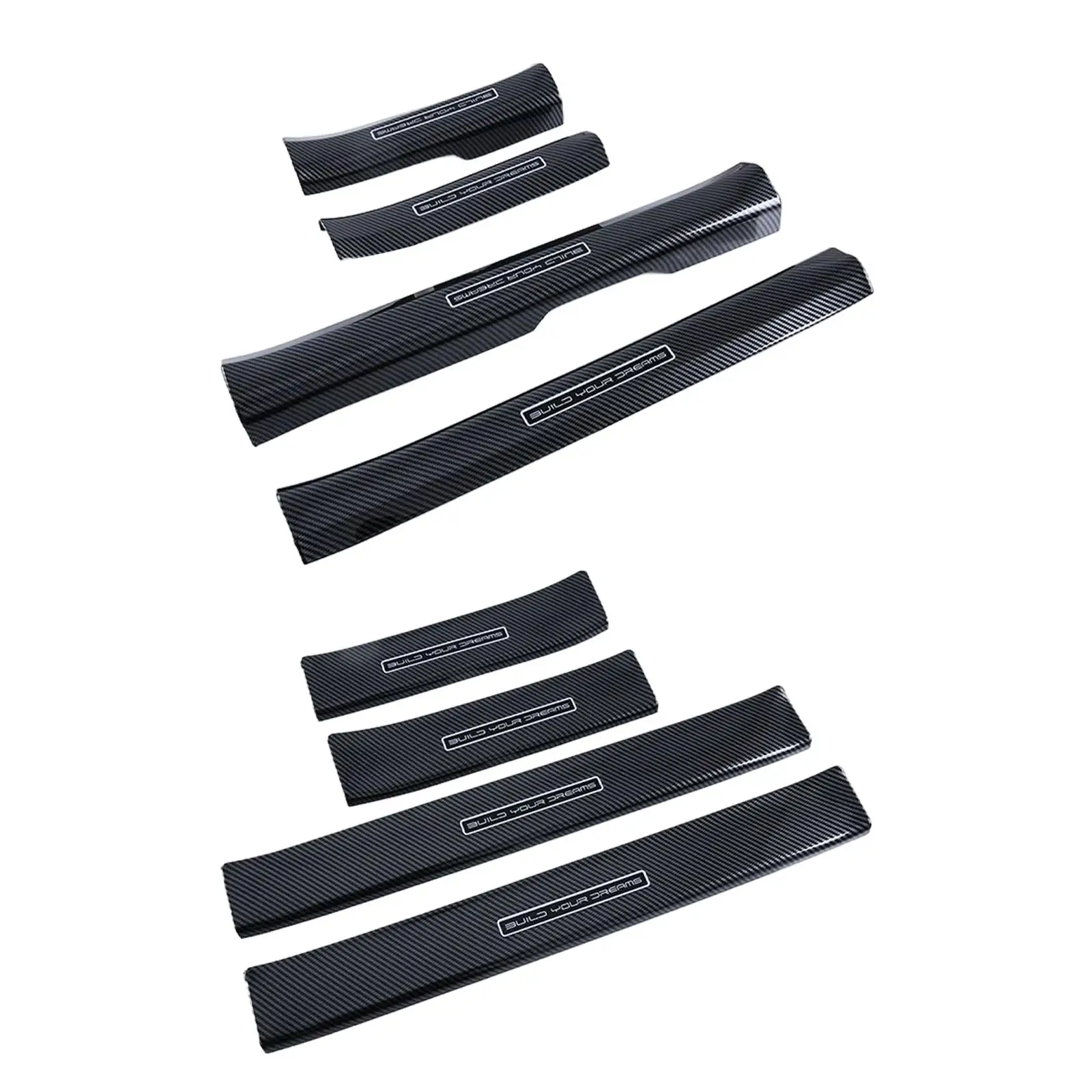 

4Pcs Car Door Sill Plate Protectors Decorative Sticker Anti Hit for Byd Atto 3 2022 Accessories Easy Installation