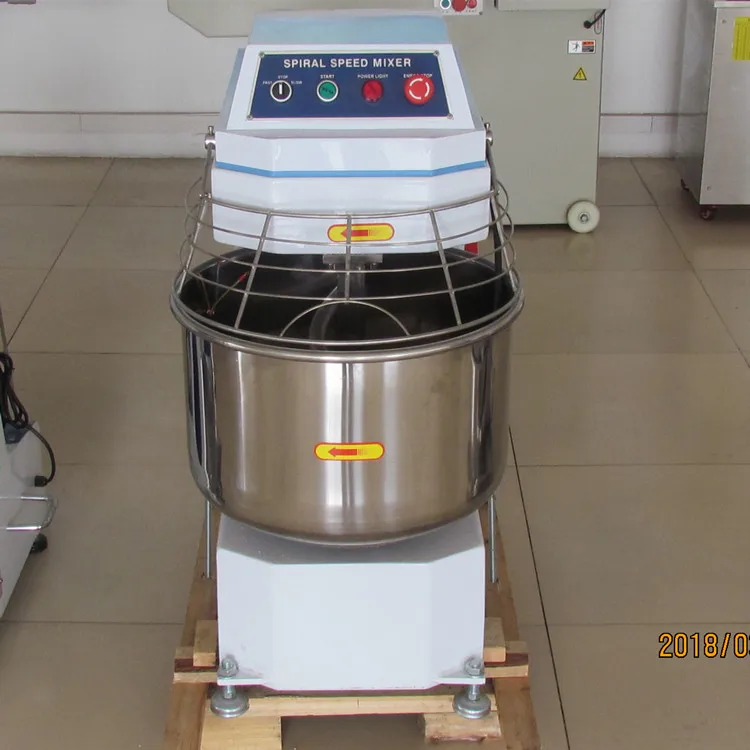 120L 50kg spiral dough mixer baking equipment