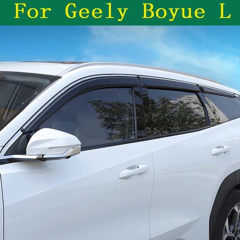 

For Geely Boyue L FX11 2023 2024Car Rear View Mirror Sticker Auto Side Mirror RainProof Cover Rain Cover