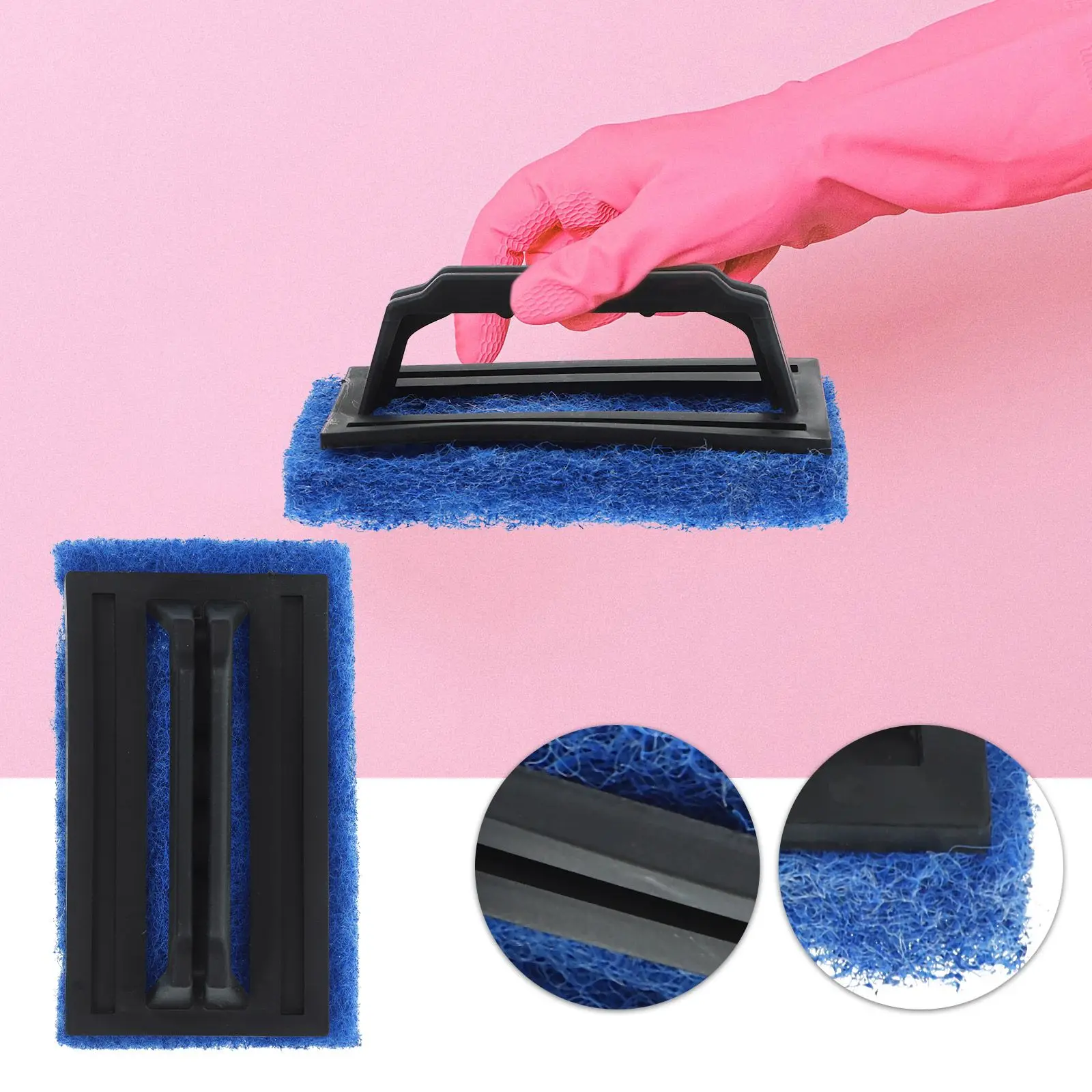 3 Pcs Cleaning Brush Wear Resistant Printing Tape Ink Screen Remover Scouring Pad