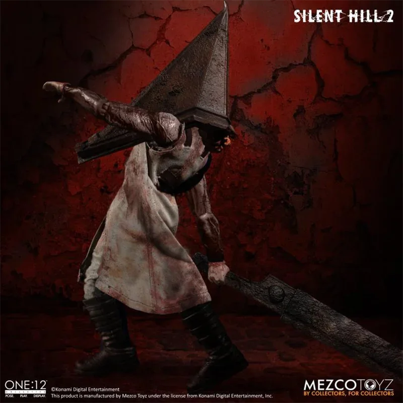 โมเดลสะสม MEZCO ONE:12 Silent Hill 2 Red Pyramid Thing ของแท้ 100% สำหรับตกแต่ง