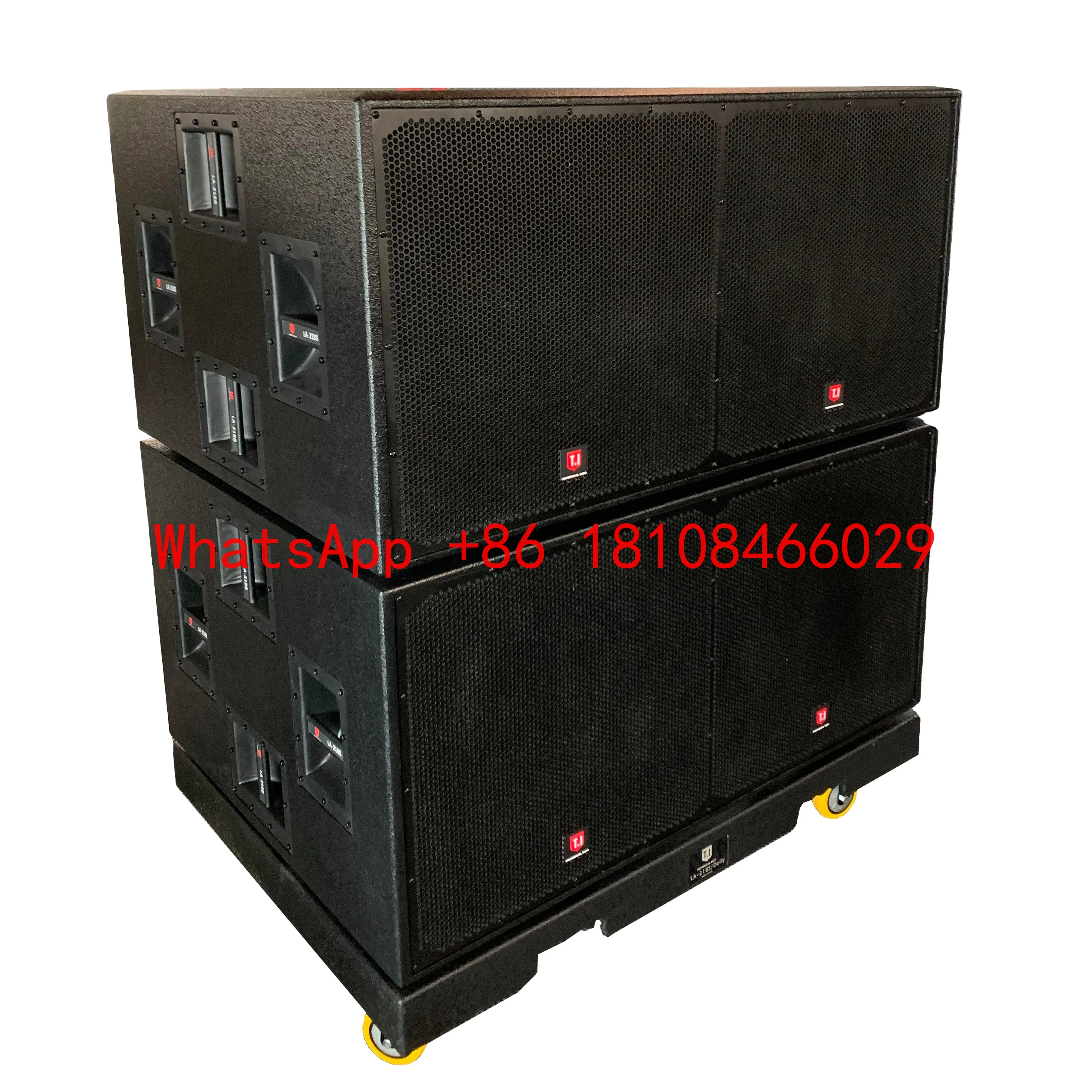 

LA 218 Subwoofer Powerful Bass Double 18 Inch Speaker Woofer Active System Passive Sound System Speaker
