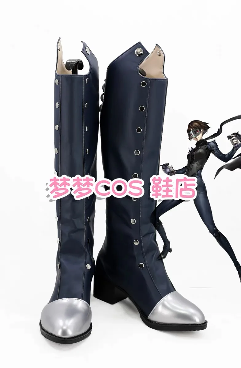 

Аниме P5 Queen Makoto Niijima Battle Обувь для косплея Сапоги для игровой вечеринки на заказ