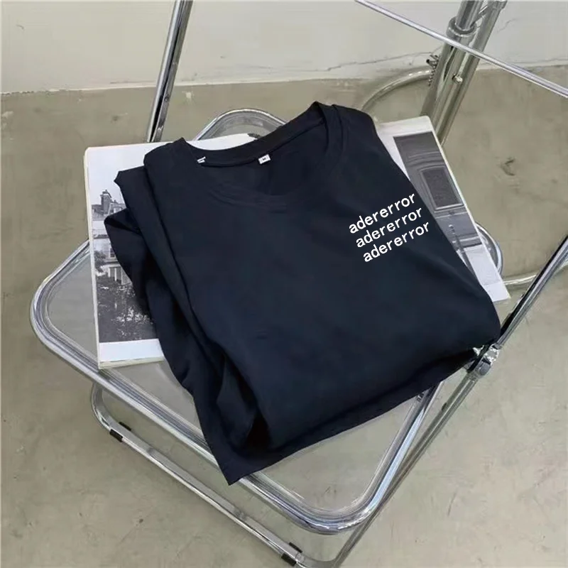 Vestido de manga corta holgado y cómodo para mujer, Top sencillo y moderno con estampado de moda americana de verano, Top para el hogar y al aire libre