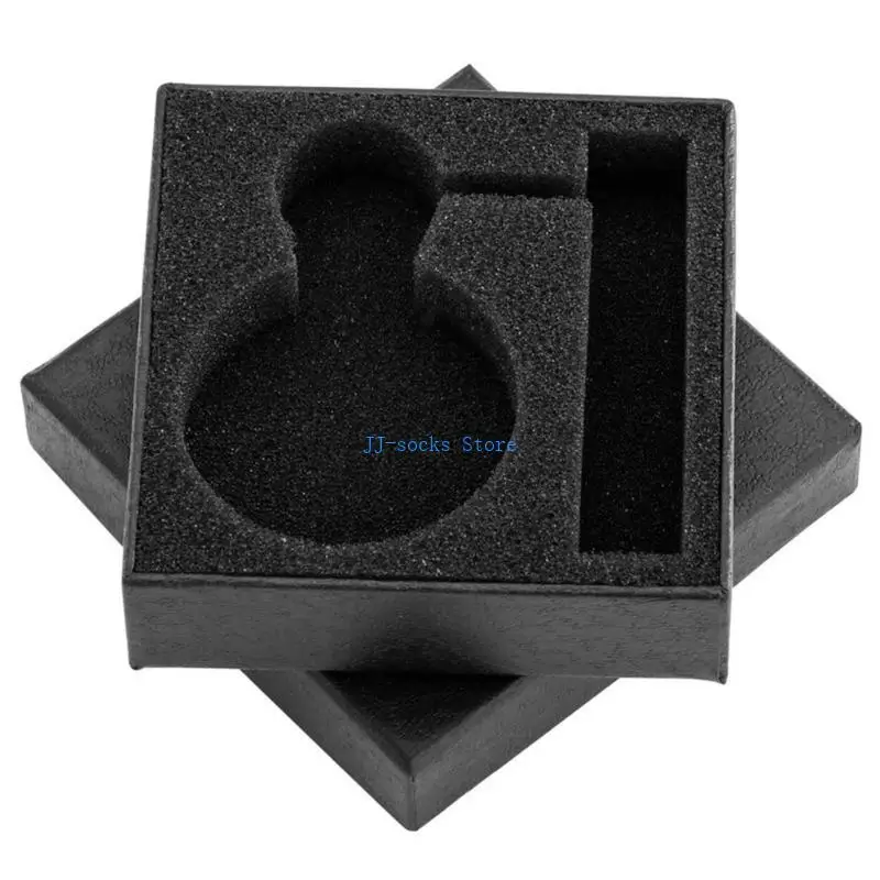 37JB Elegant Pocket Watch Case Soft Lining Classical Pocket Watch Holder Storage Container for Various Watch Size