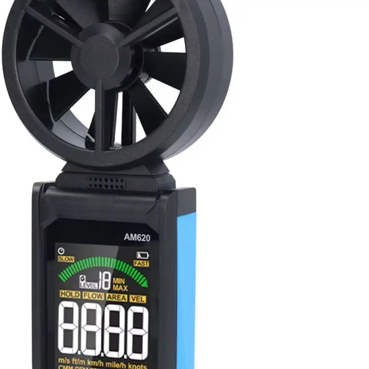 /AM620 /Digital /Anemometer 180 Degree Rotating Wind Meter Air Flow For Temperature Humidity Tester For Industrial Meteorology