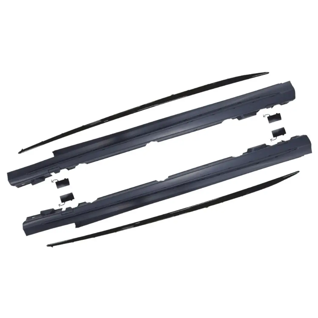 For Mercedes Benz C-Class W205 Modified to C63 AMG Style 2015-2021 Car Side Skirts