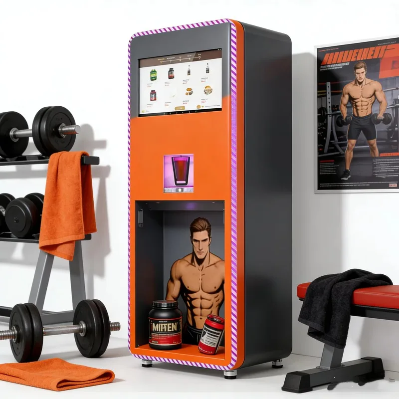 Custom Supplement Protein Shake Vending Machine After Exercise, Can Customize Spoon-type Protein Powder Vending Machine