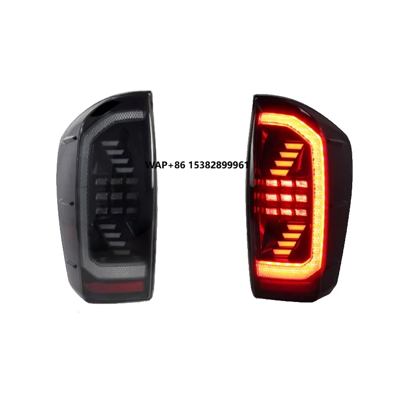 

YU GUANG for Tacoma Taillight 2016-2021 Taillamp Upgrade Auto Parts LED Rear Light Signal Turn Light Spare Light