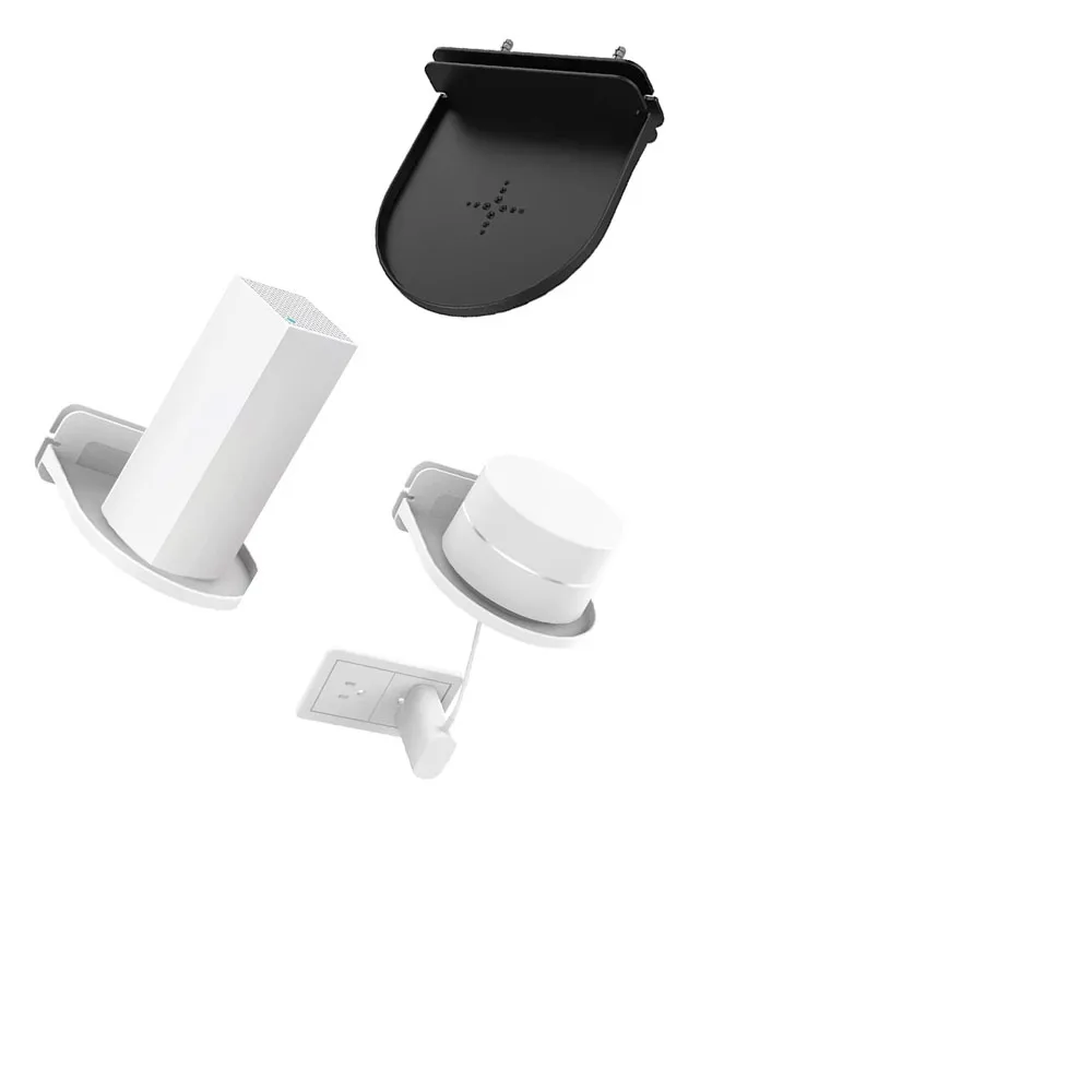 

for Google Nest Wifi Router Wall Mount Holder for Home Mesh Wifi System Support for Tenda Nova Linksys Velop TP-Link D-Link