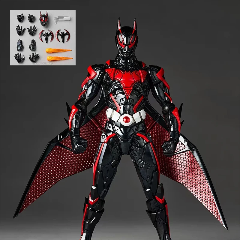

Удивительные фигурки AMAZING YAMAGUCHI в масштабе 1/12 из ПВХ, серия Kaiyodo Revoltech, Бэтмен: За пределами вселенной, версия Бэтмен. Коллекционная модель игрушки