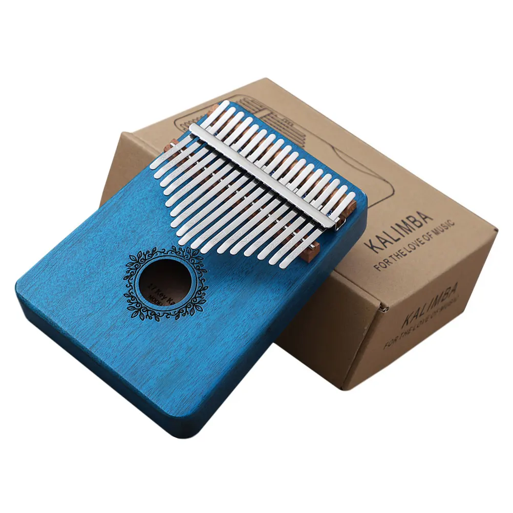 

Thumb Piano Creative Finger Instrument Gift Practical Kalimba Musical Metal 17-tone Child Keys Beginner Wooden