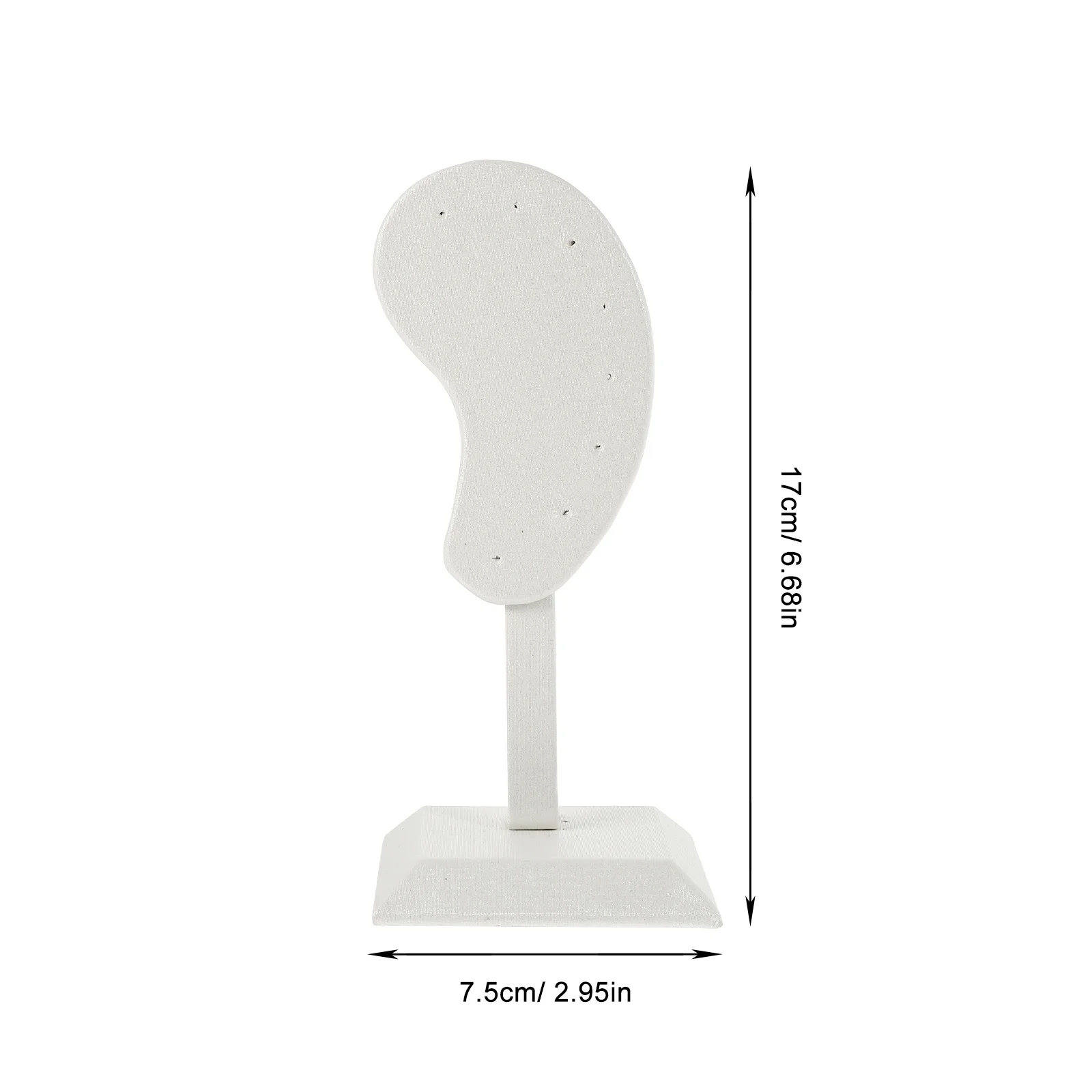 1 قطعة حامل عرض القرط شكل الأذن منظم مجوهرات غير قابل للانزلاق عرض تخزين الرف لمتجر المنزل حامل عرض البيع بالتجزئة