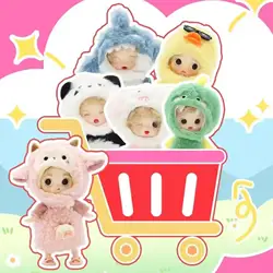 1PCS Blind Box Cartoon Flocking Hand-Made Blind Box High-Value Cute Doll Desktop Ornaments Model Children'S Gifts