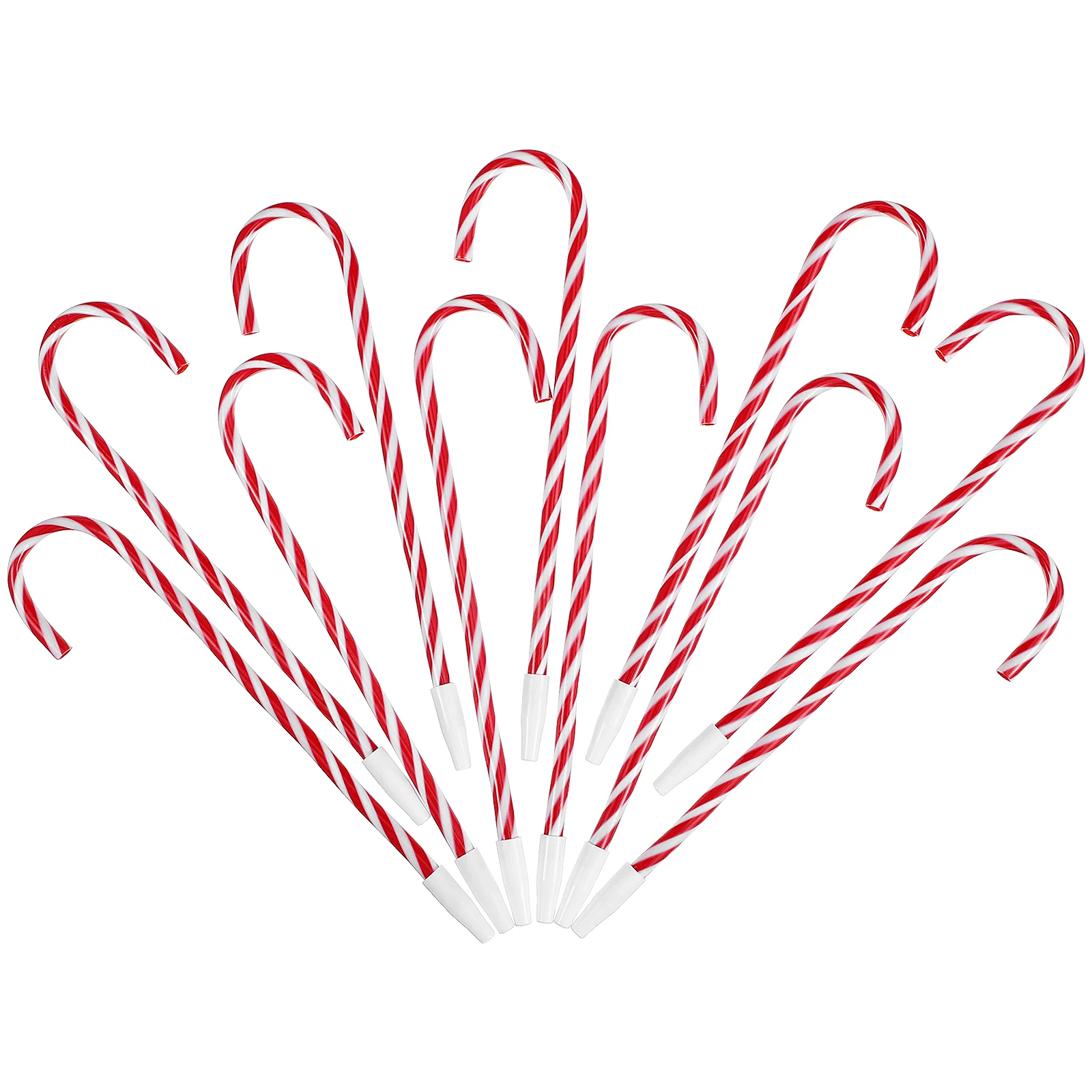 

12Pcs Christmas Candy Cane Ballpoint Pens Black Ink Pen Christmas Theme Ballpoint Pen Students Prize Stationery Xmas Cane Pen