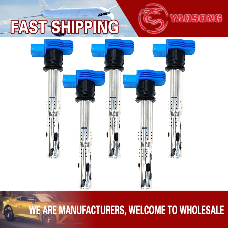 

Modified high-performance blue Ignition Coil for Volkswagen Jetta Beetle Passat Golf 2.5L l5 UF575 UF529