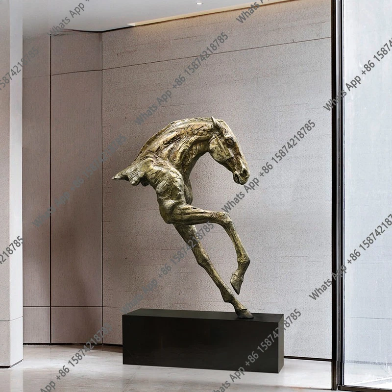 

Matou Ornament Hotel Lobby Large Floor-to-Floor Sculpture Sales Office Lobby Decoration Fiberglass Crafts