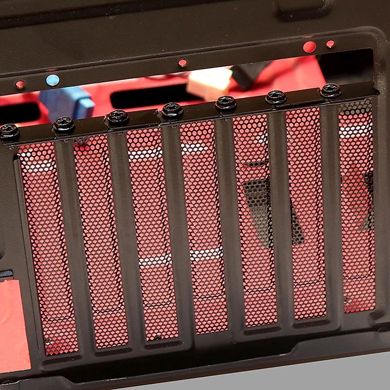 5 قطعة غطاء فتحة PCI مرشح الغبار تقطيع مجلس مروحة التبريد التهوية جهاز كمبيوتر شخصي الملحقات