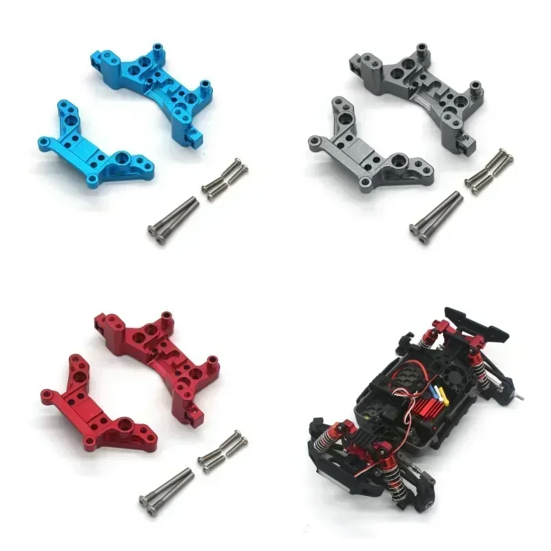 2 Stücke Metall Vorne und Hinten Shock Tower für MJX H16 16207 16208 16209 16210 1/16 RC Auto Upgrade Teile Zubehör