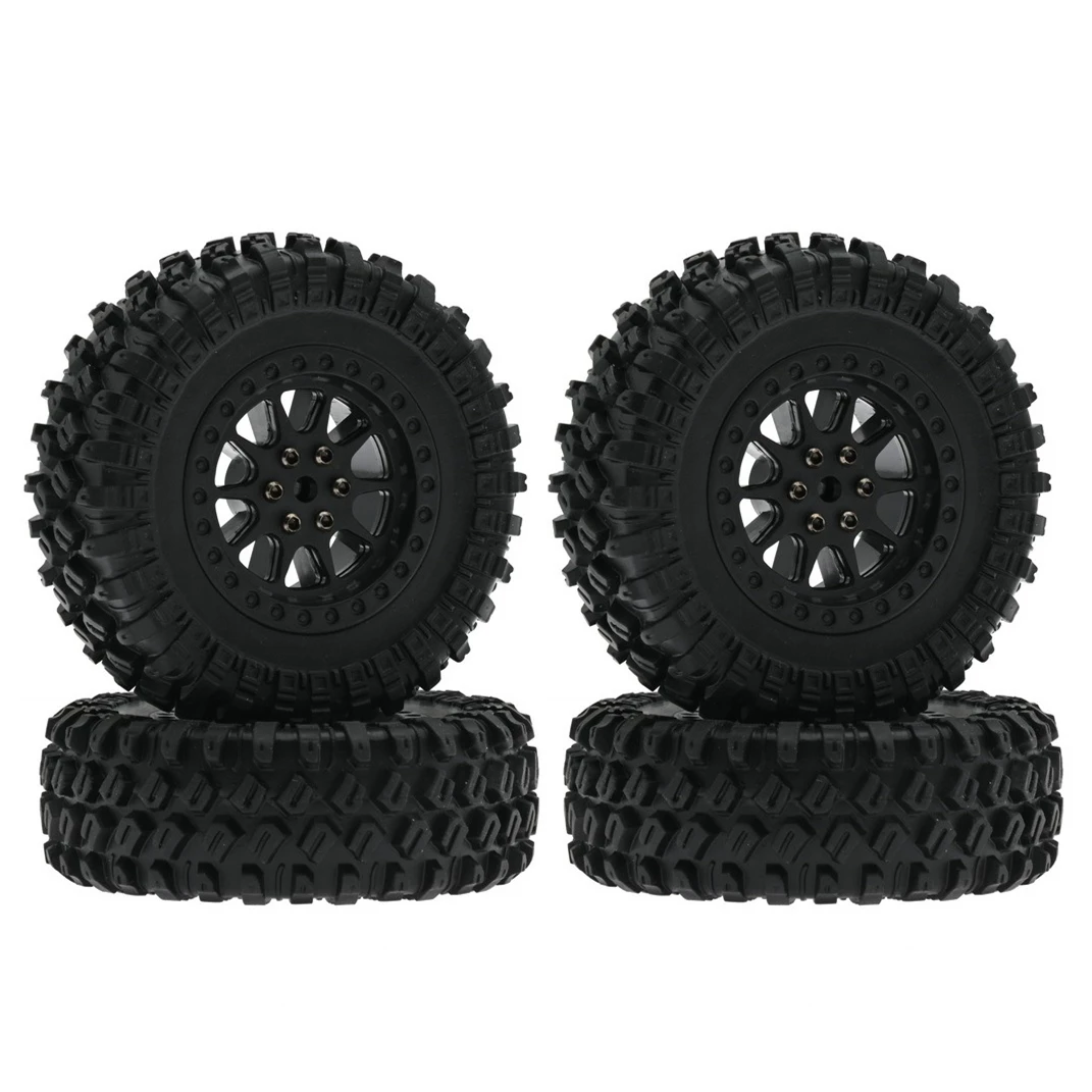 MN D90 MN98 MN99S MN82 WPL C14 C24 C34 B14 B24 4pcs 70mm Tire Tyres Wheel RC Car Upgrade Parts Accessories