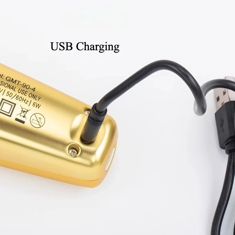 Машинка для стрижки волос MRD, профессиональная GMT-90-4, умный триммер для мозга, высокоскоростная гравировка, мужской цельнометаллический корпус, лезвие DLC 440C