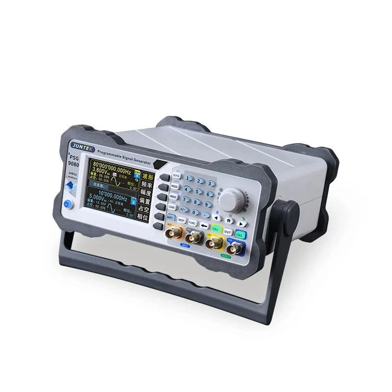 JUNTEK Dual Channel PSG9080 Arbitrary Waveform Frequency Meter Programmable Digital Control DDS, Signal Generator