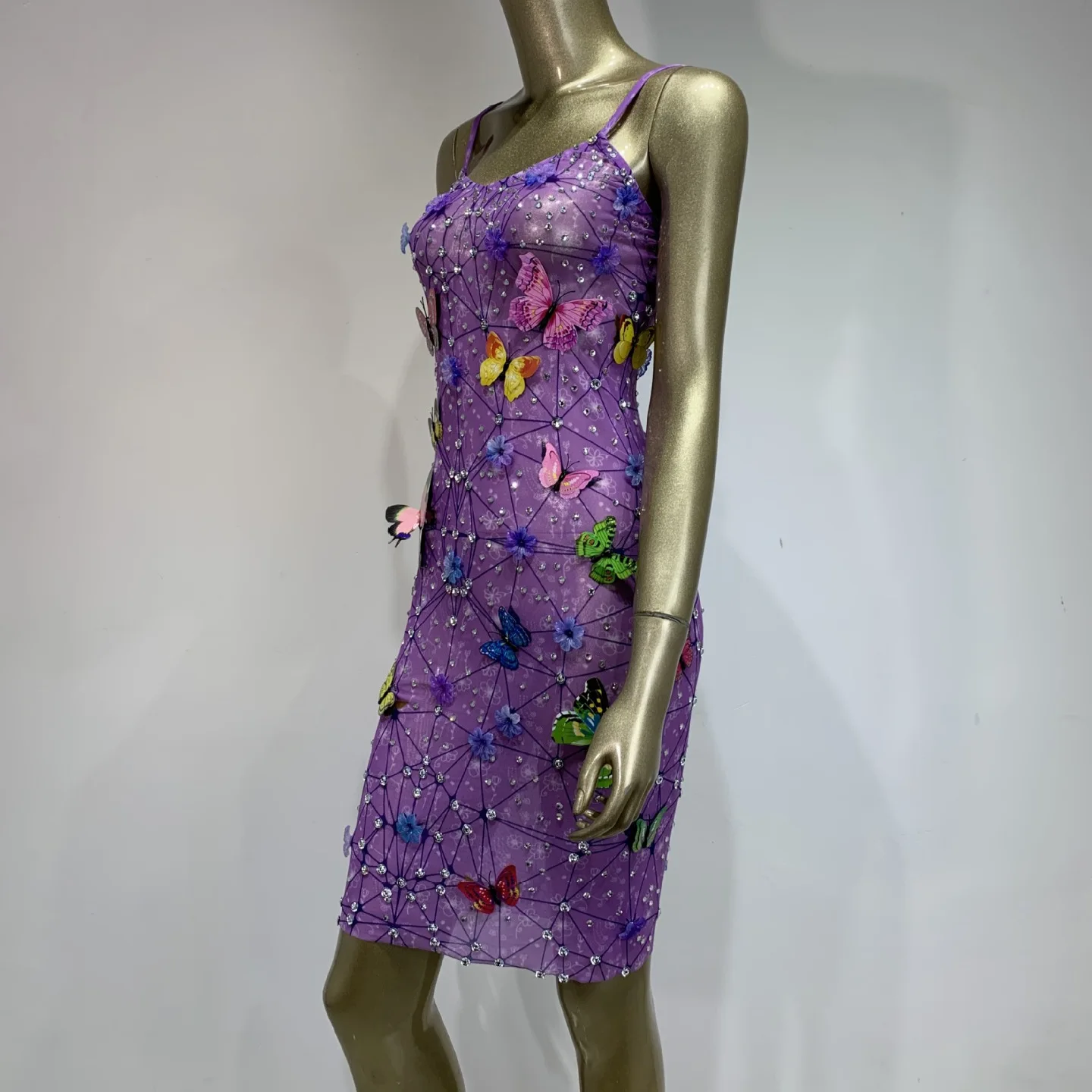 Popularna sukienka owinięta biodrami Bar Klub nocny Piosenkarka Tancerka Gogo Kostium Kobieca spódnica