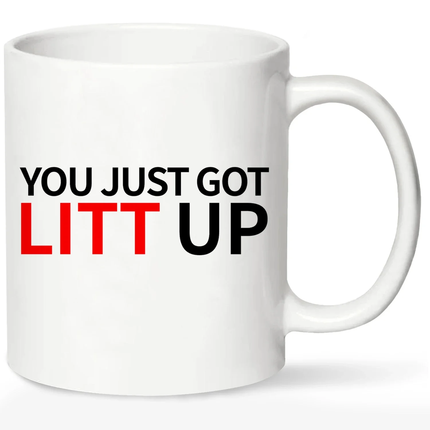 1pc,You Just Got Litt Up Mug, Suits,TV Show Mug, Novelty Gift,Louis Litt,Harvey Specter,Suits Mug,Law Schoo,Friend Gift,320ML