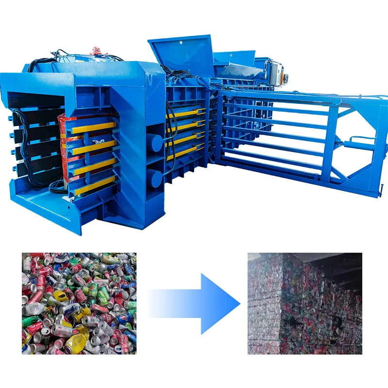 Recycling with Hydraulic Drive Remote Monitoring and Energy Saving Features Smart Fully Automatic Waste Baler for Sale