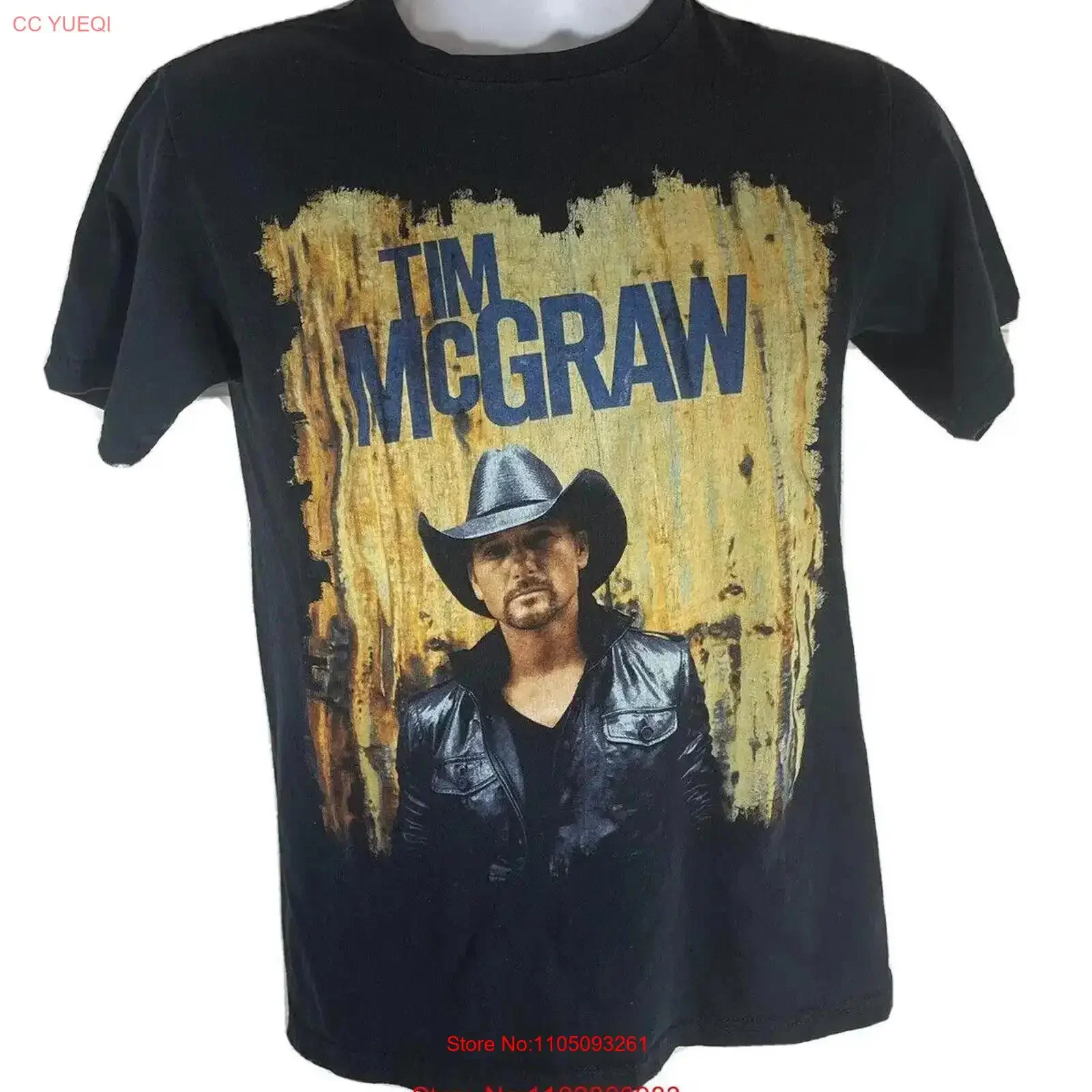 

Tim Mcgraw 2012 Brothers of the sun tour t shirt Small black Cotton vintage Washed Slightly Soft fashion homme