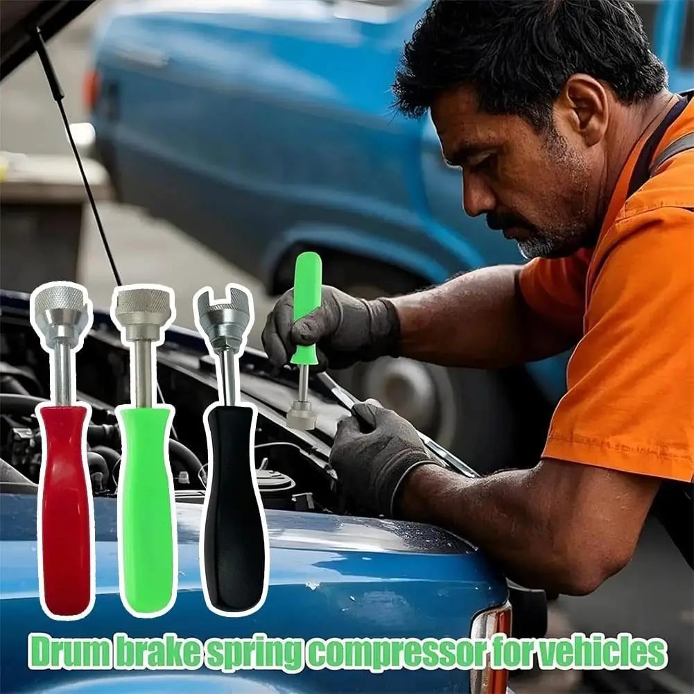 Neuer universeller Bremsscheiben-Kompressor für die Reparatur von Bremsbelägen – Montagewerkzeug für Trommelbremsen mit Griff und Zubehör