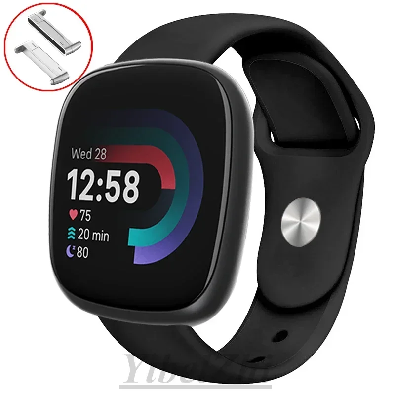 New Silicone Strap for Fitbit Versa 4 3 Band Pulseira Smartwatch Belt Correa Soft Bracelet Fitbit Watch Versa Sense2 Accessories