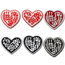 All you need is love Jesus love you 3D PVC Tactical luminous Patch Hook Backing Outdoor Backpack Rubber embroidery Badge