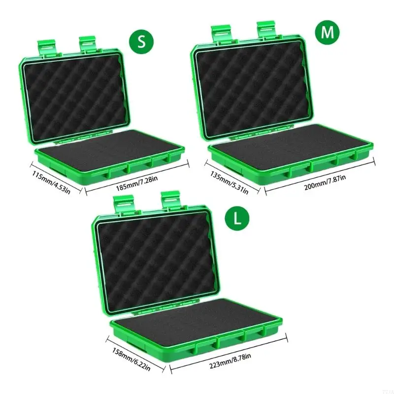77JA Hộp công cụ Box Naterproof Sealed T dụng cụ phần cứng Công cụ tổ chức Vỏ cứng