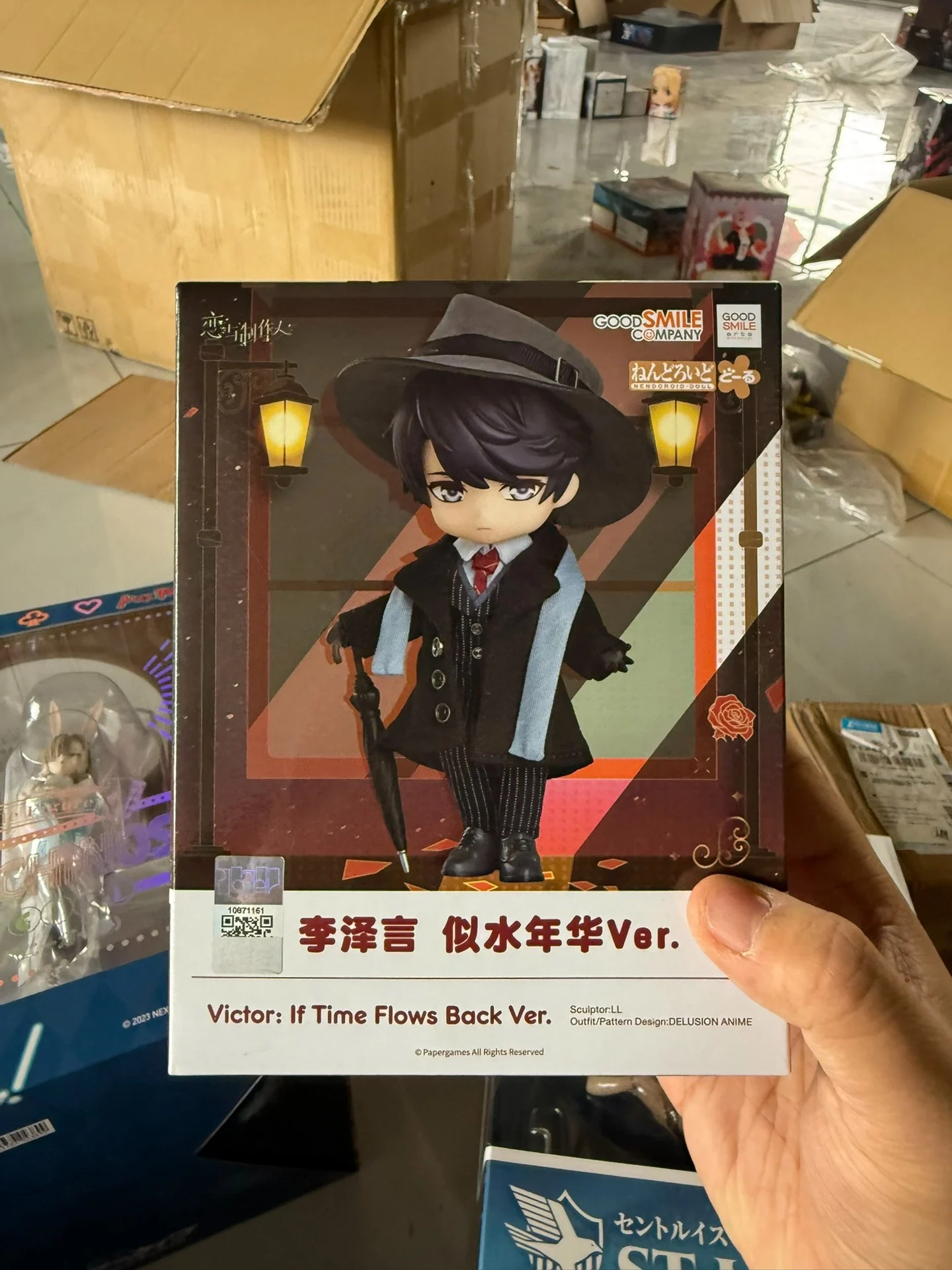 متوفر في المخزون الأصلي Q نسخة الإنسان الشكل EVOL × الحب تشو Qiluo شو مو كيرو إذا تدفق الوقت مرة أخرى Ver أنيمي نموذج لجسم جمع