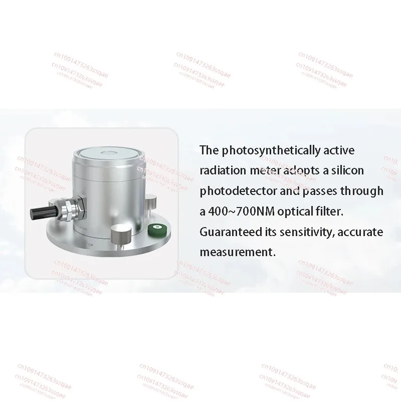 Sensor radiación activa fotosintética, medidor iluminación invernadero, fotosintético, luz radiación Solar, medidor cuántico
