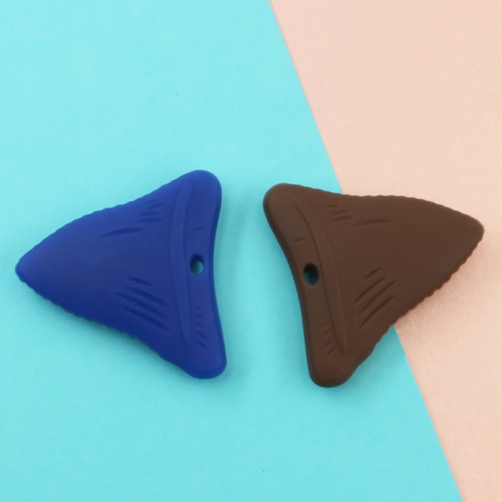 

3Pcs Silicone Chew Pendant Baby Teether Durable Hanging Molar Pendant Necklace Baby Teething Necklace Chew Toy