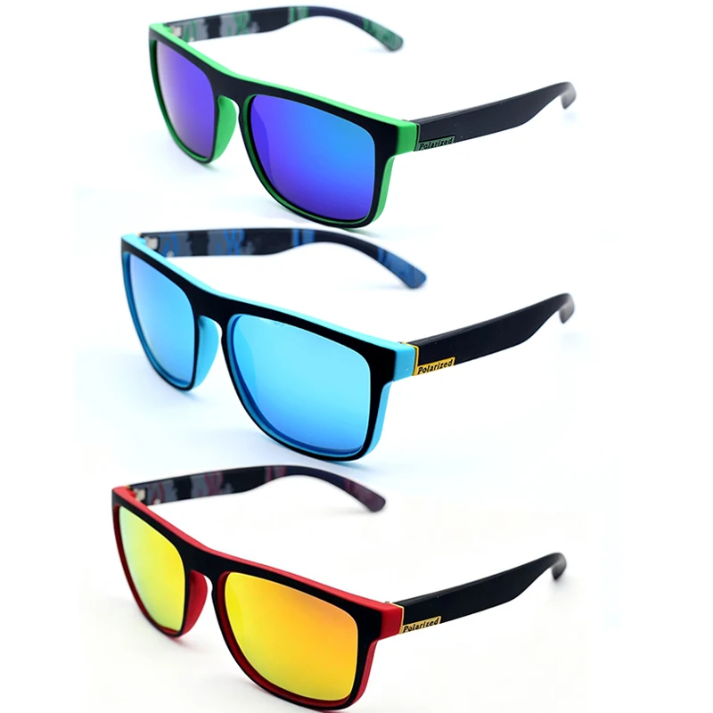 

Fashion Sports Sunglasses Polarized UV Protection Personalized Glasses Square Frame Metal Men's And Women's UV400 Eyewear