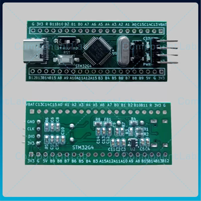 1-5PCS STM32G431CBT6 STM32G431 Minimum System Core Development Board Cortex‑M4 Core Learning MCU Chip