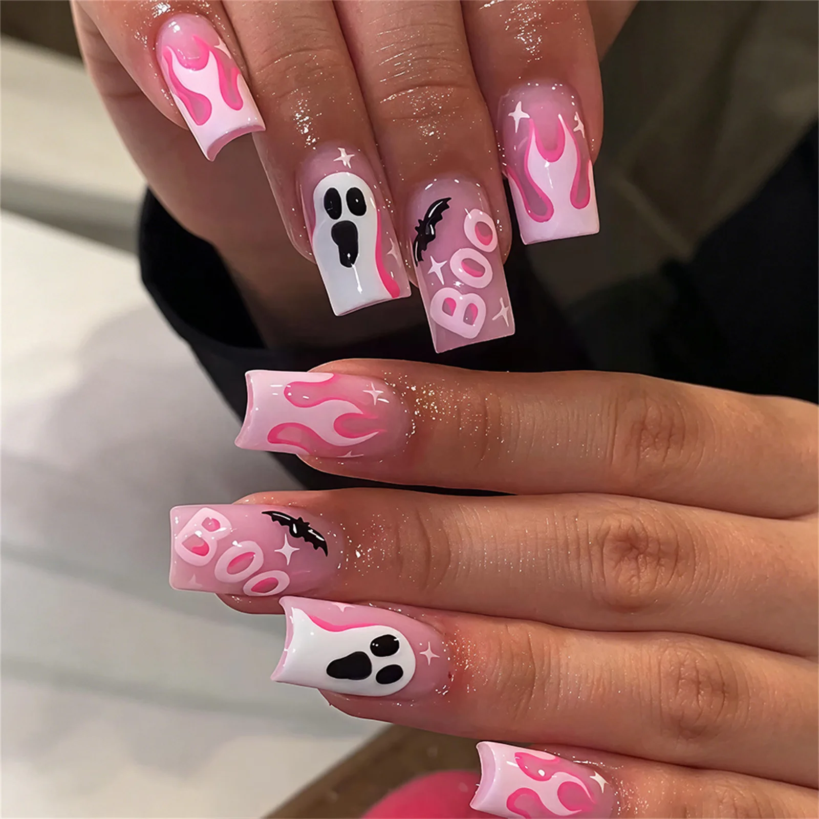 Faux ongles Halloween à presse - Nail Art Motif avis et prix