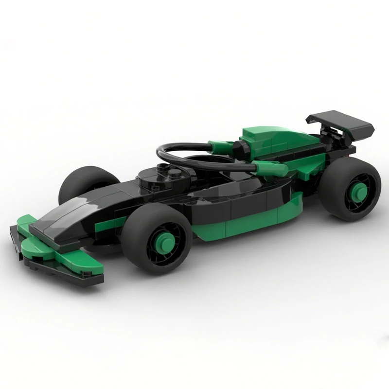 

106PCS MOC Formula X City Apex Autosport Modular Building Blocks DIY Supercar Racing Model Kit Creative Assembly Toy for Kids