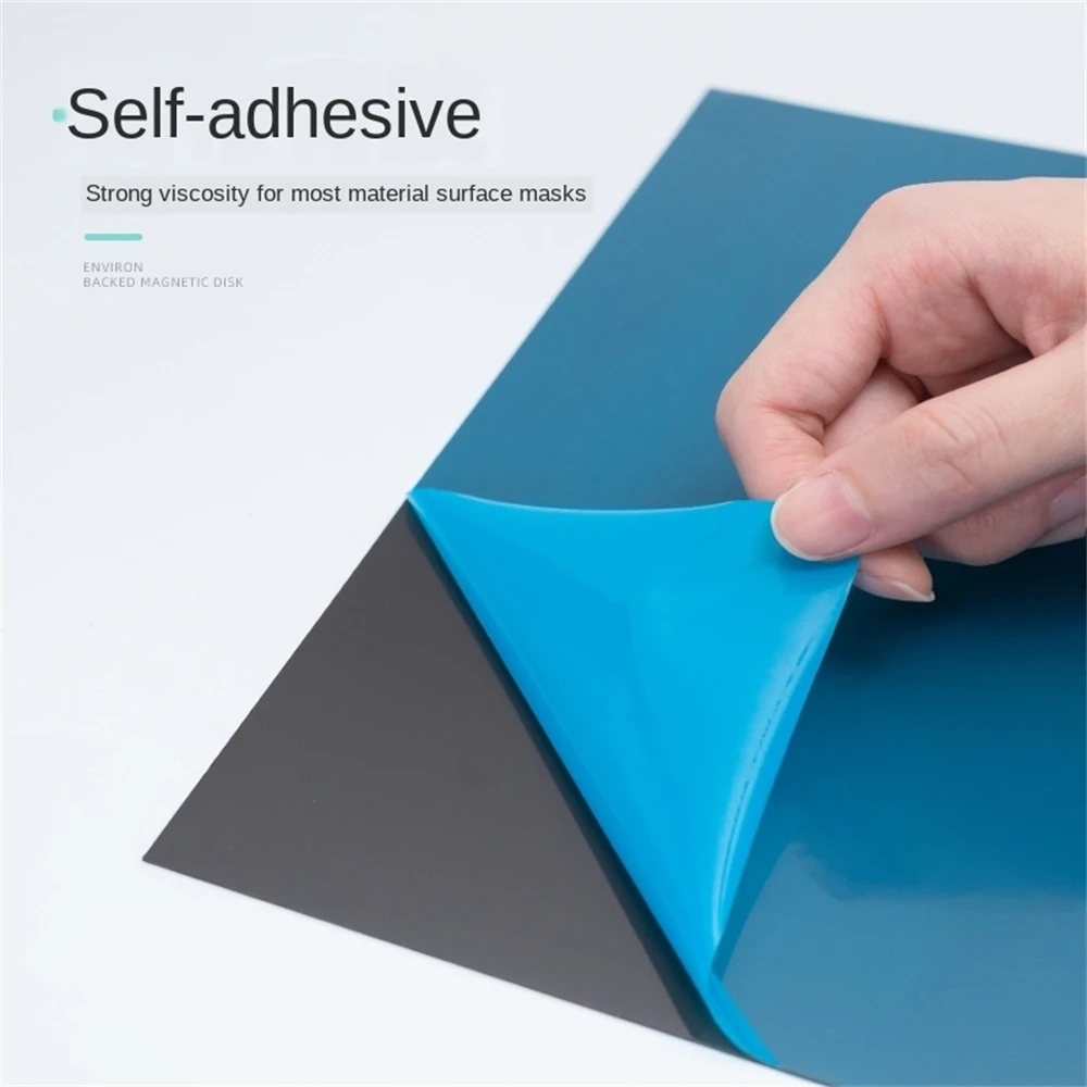 Soft Magnetic Sheet Stickers Sticky Adhesive Magnet Strip