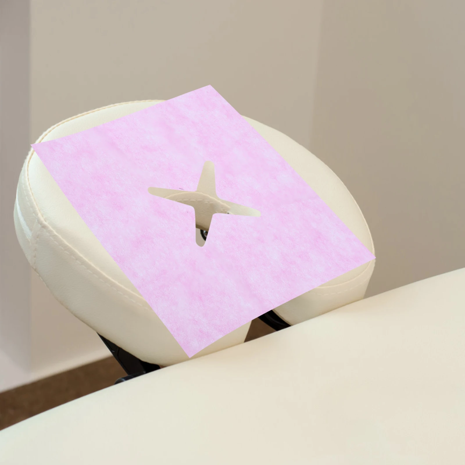 100 個使い捨て美容マッサージベッド穴タオル不織布クレードルおなか枕軽量コンパクトサロンスパ使用