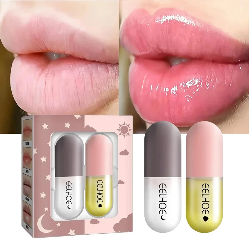 

Day Night Lip Plumping Essence Increase Lip Elasticity Moisturising Reduce Fine Lines With Moisturising Plumping Enhancer Care